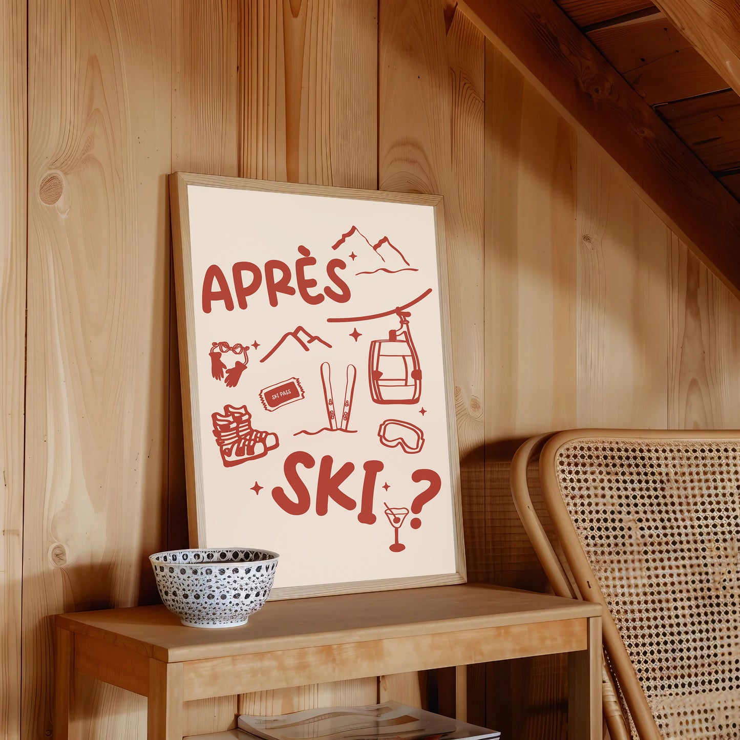 Après ski ? - affiche