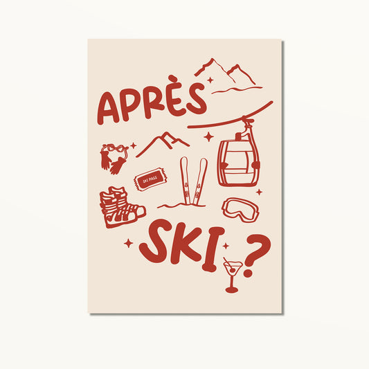 Après ski ? - affiche