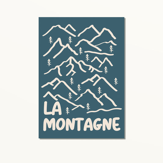 La montagne - affiche