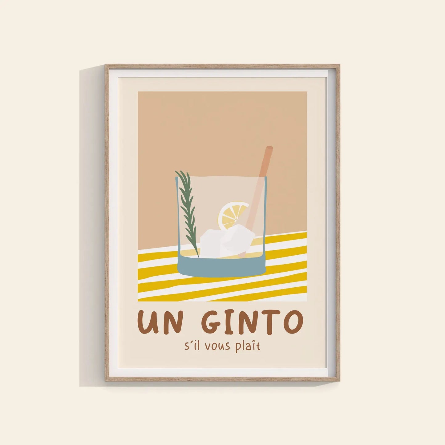 Un ginto s'il vous plaît - affiche