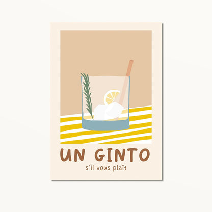 Un ginto s'il vous plaît - affiche
